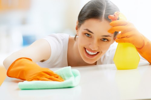 Commercial office cleaning services in Acton for desks and shared spaces
